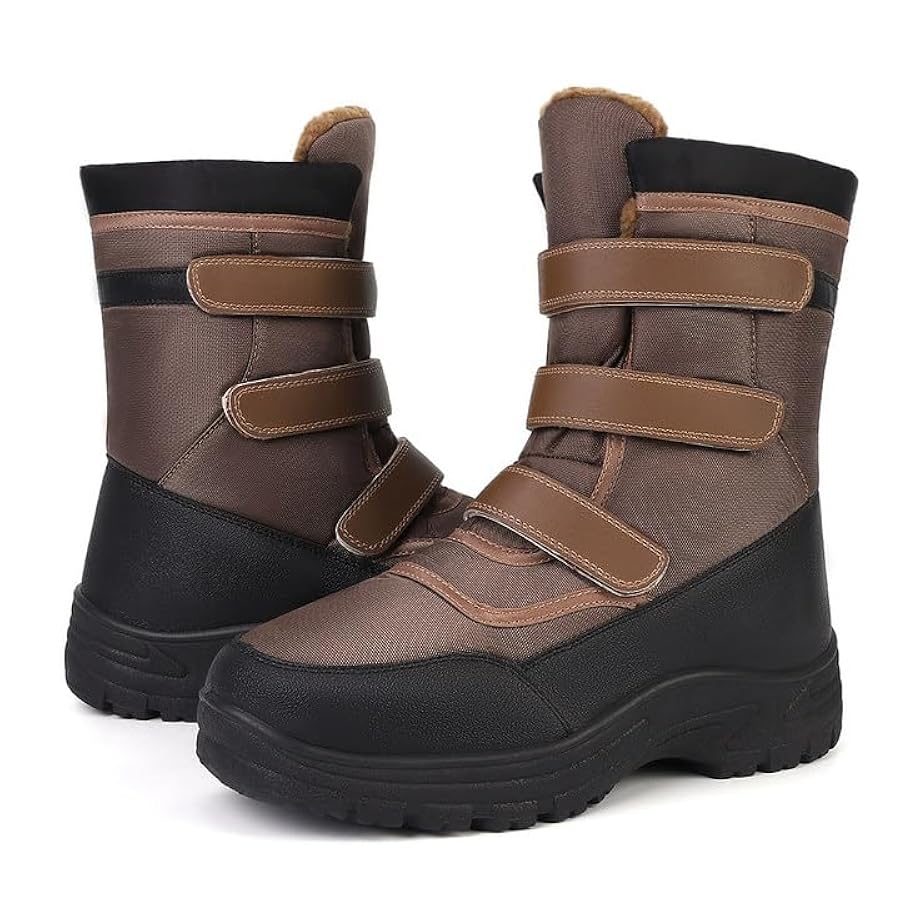 Amazon.com | EliteLand Men's Snow Boots,Men Insulated